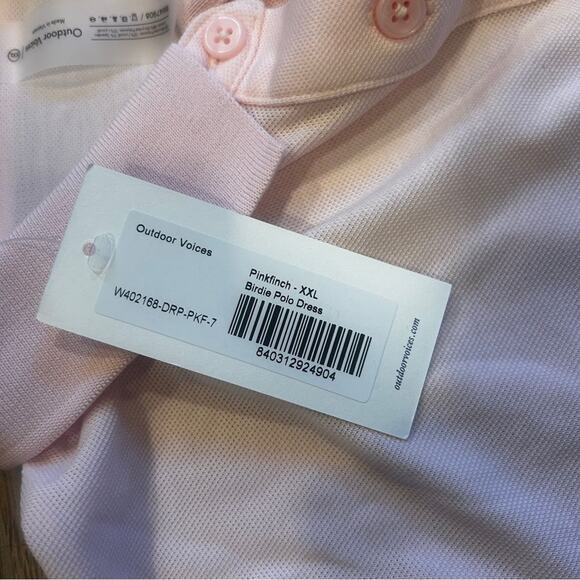 NWT Outdoor Voices Birdie Polo Dress Size XXL - Picture 6 of 8